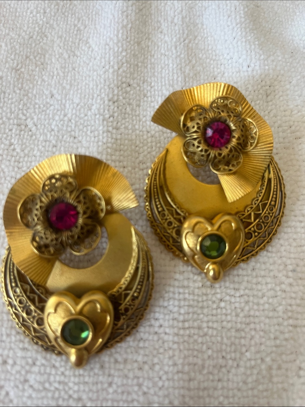 Natasha Stambouli vintage clip earrings